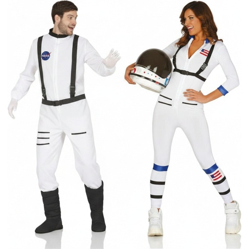 Pareja Astronautas Americanos