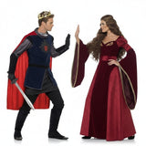 Pareja Reyes Medievales Rojos