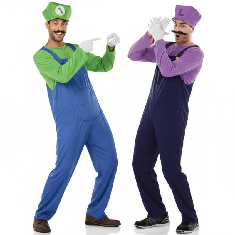 Pareja de Súper Luigi y Waluigi