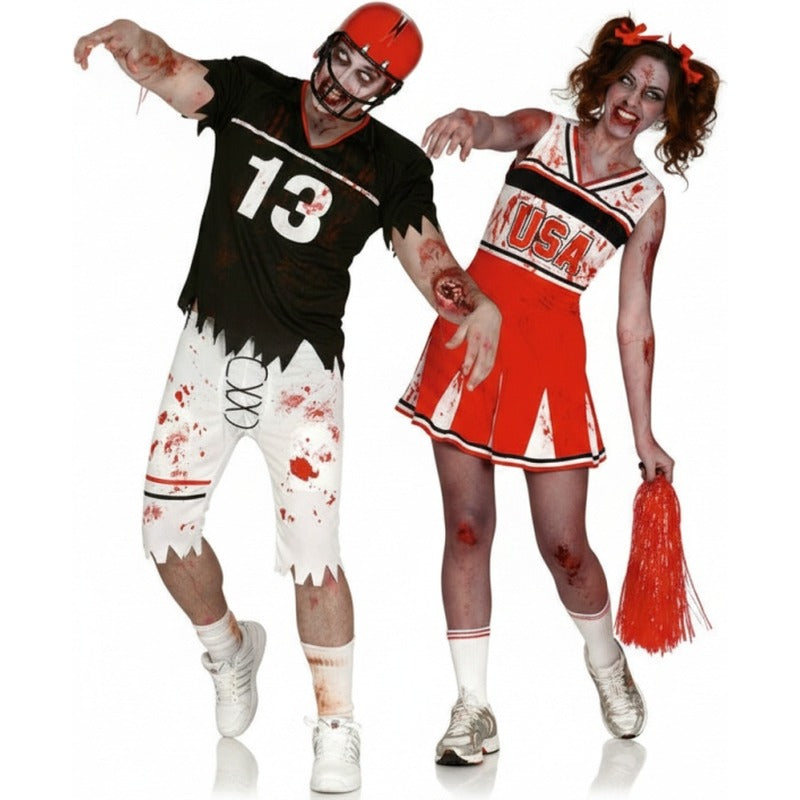 Pareja Fútbol Americano Zombies