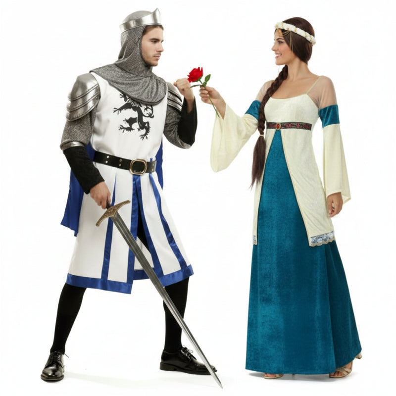 Pareja Medievales Azules