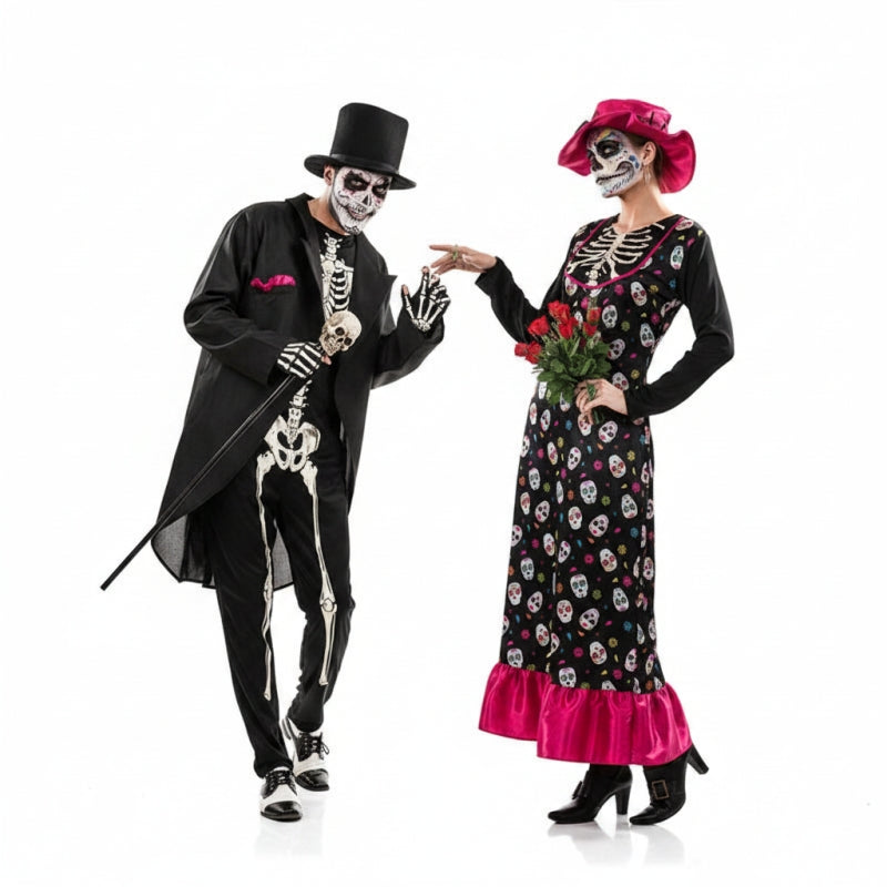Pareja Esqueletos Catrina