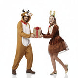 Pareja Renos Navideños
