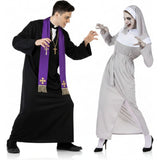 Pareja de Exorcista y Monja Poseída