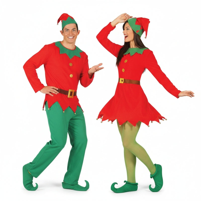 Pareja Elfos Santa Claus