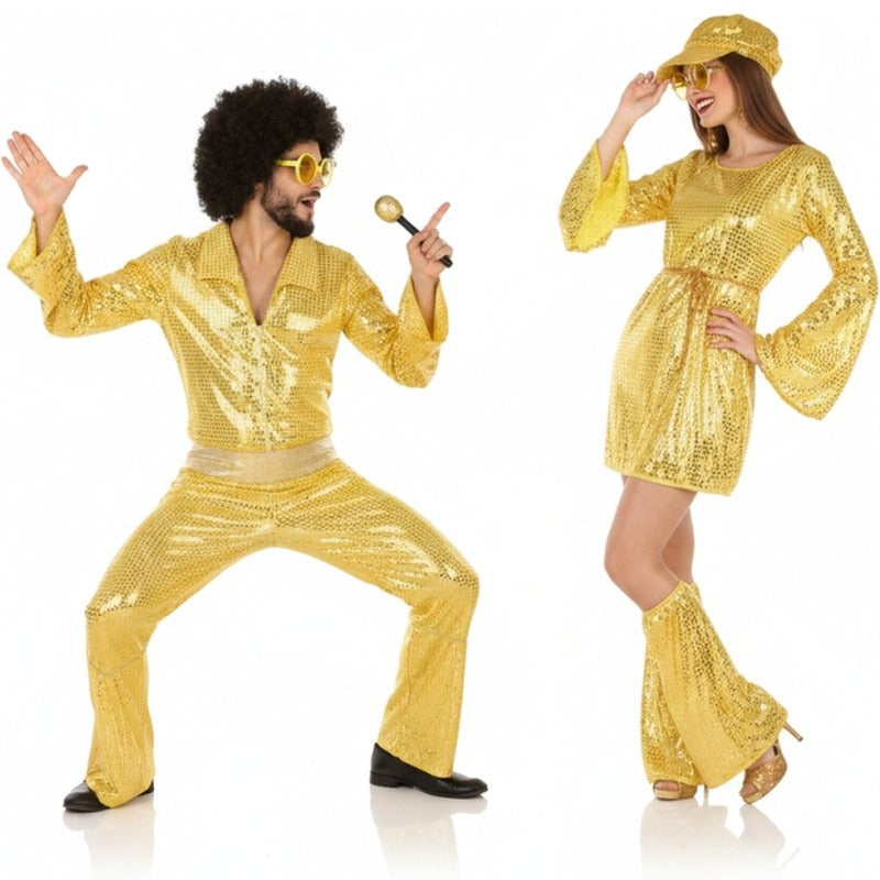 Pareja Discotequeros Oro