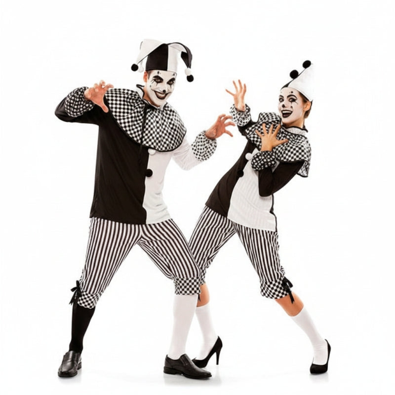Pareja Arlequines Circo