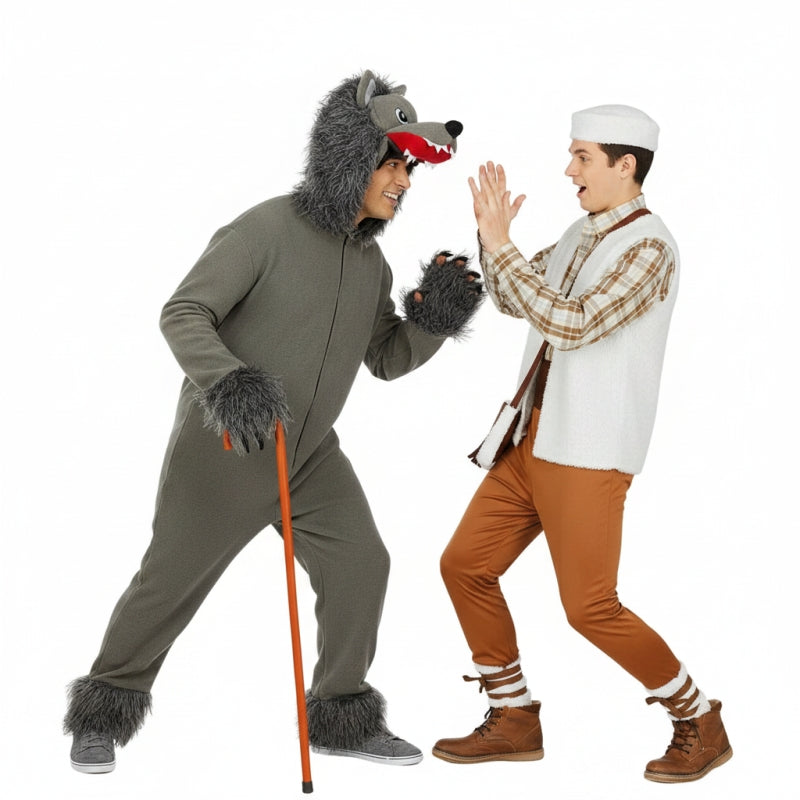 Pareja de Fábula El Pastor y el Lobo
