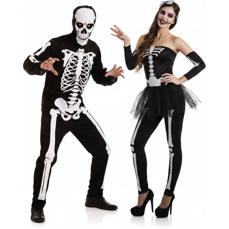 Pareja de Esqueletos Nocturnos