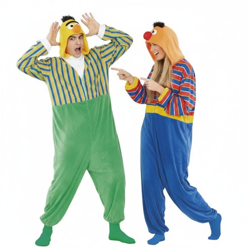 Pareja de Epi y Blas Kigurumi