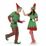 Pareja de Elfos Papá Noel