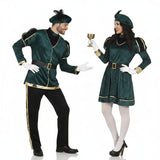 Pareja de Pajes Reales Verdes