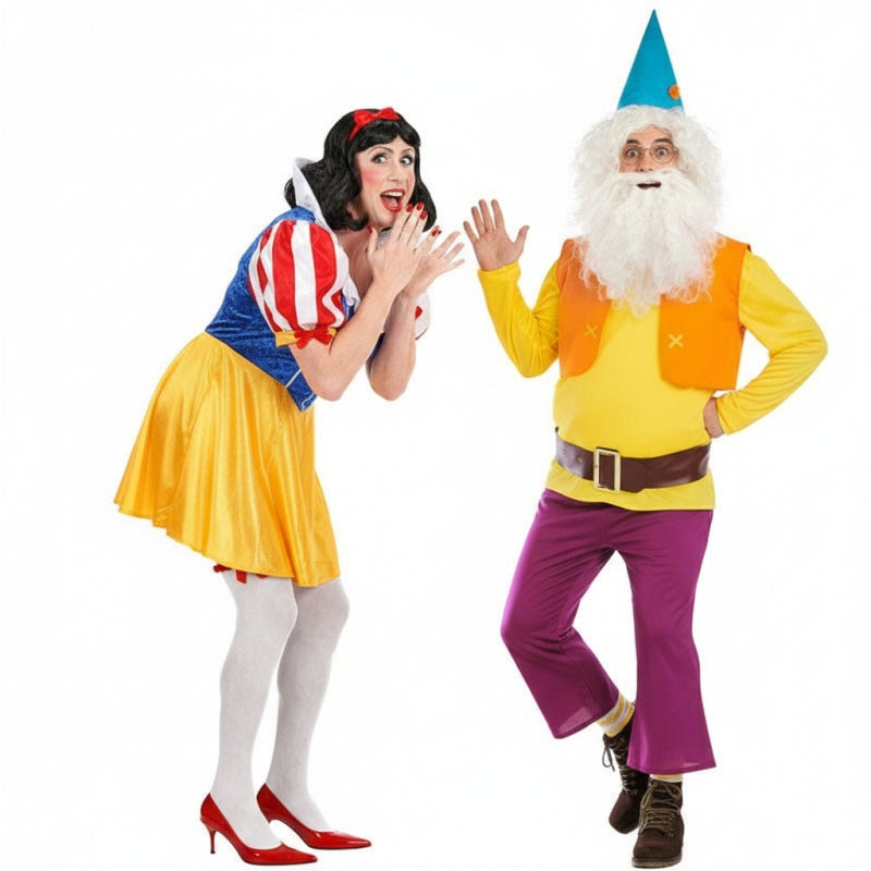 Pareja de Enanito y Princesa Blancanieves