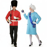 Pareja de Guardia Real y Reina de Inglaterra