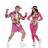 Pareja de Ken y Barbie patinadores