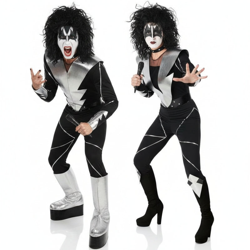 Pareja de Rockeros Kiss