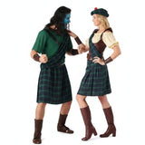 Pareja de Escoceses Braveheart Verdes