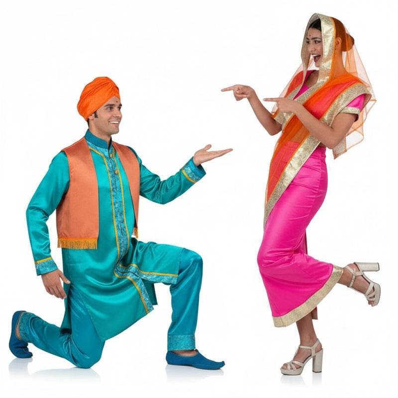 Pareja de Reyes Hindúes de Bollywood