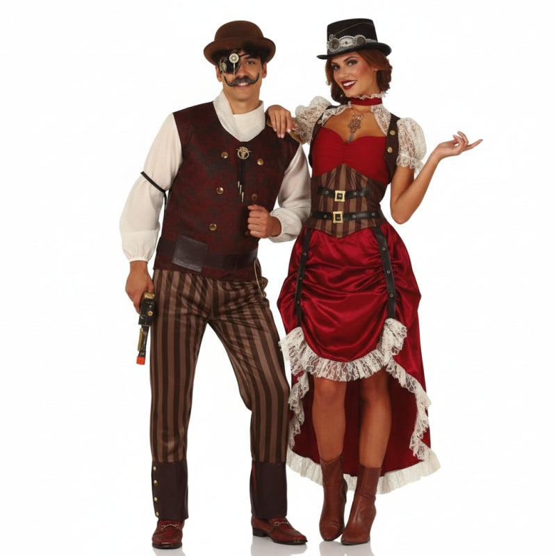 Pareja de Steampunk Vintage