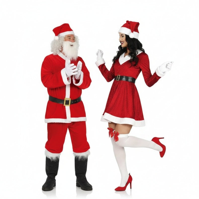 Pareja de Papá y Mamá Noel