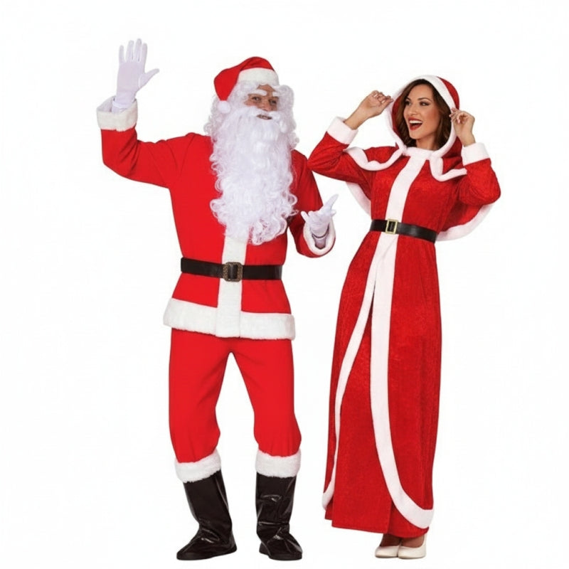 Pareja de Santa Claus Navidad