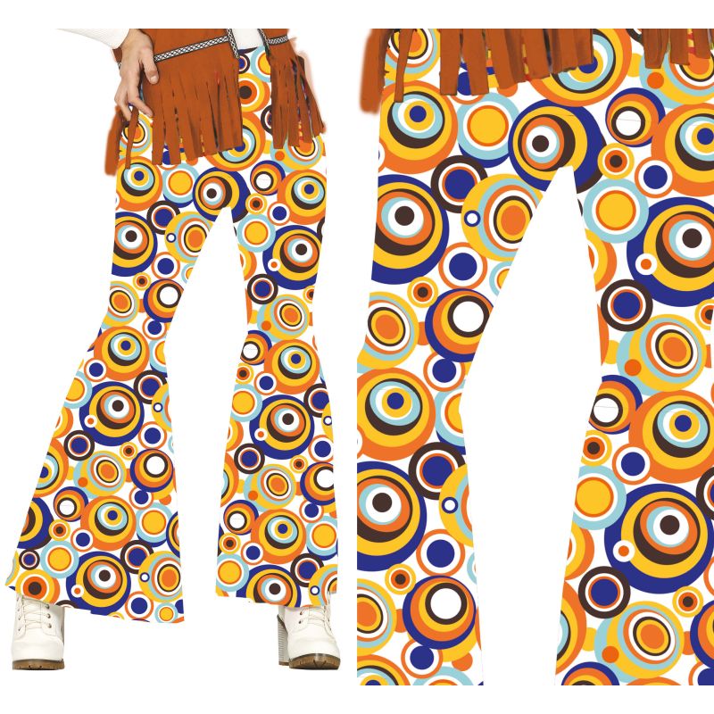 Pantalón de disfraz Años 70 para mujer