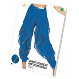 Pantalón de disfraz Danza Del Vientre Azul Deluxe para mujer Packaging