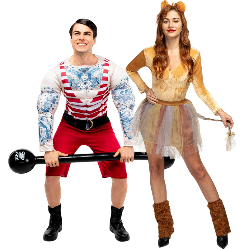 Forzudo y Leona para disfrazarte en pareja