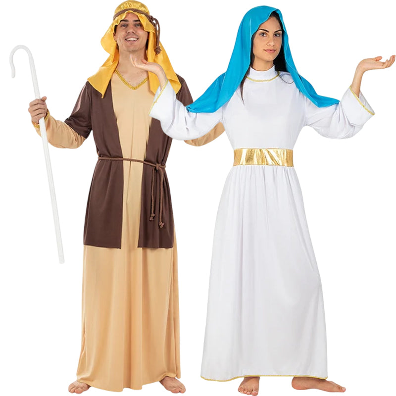 San José y Virgen María del Belén para disfrazarte en pareja