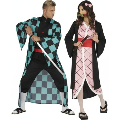 Tanjiro y Nezuko Kamado para disfrazarte en pareja
