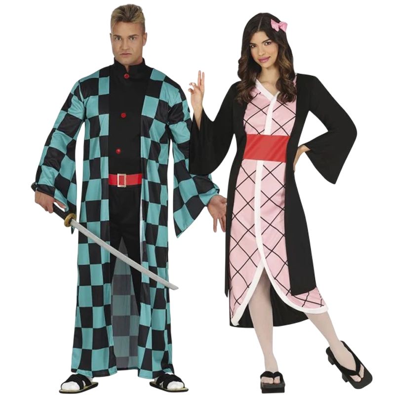 Tanjiro y Nezuko Kamado para disfrazarte en pareja Bis