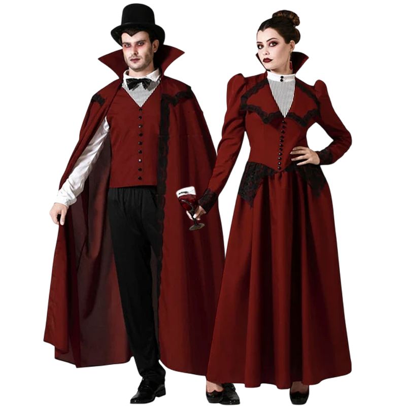 Vampiros Burdeos para disfrazarte en pareja Bis
