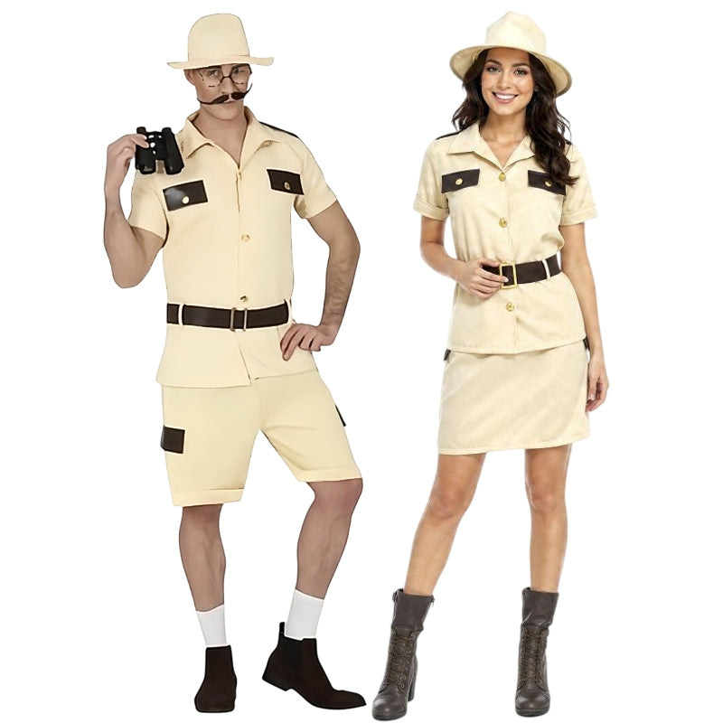 Exploradores Safari para disfrazarte en pareja Bis
