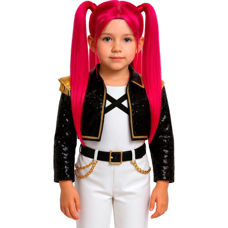 Peluca Pink Charm infantil