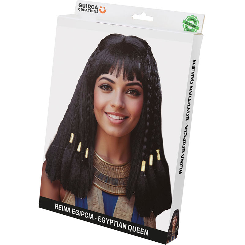 Peluca Reina Egipcia Nefertari Blister