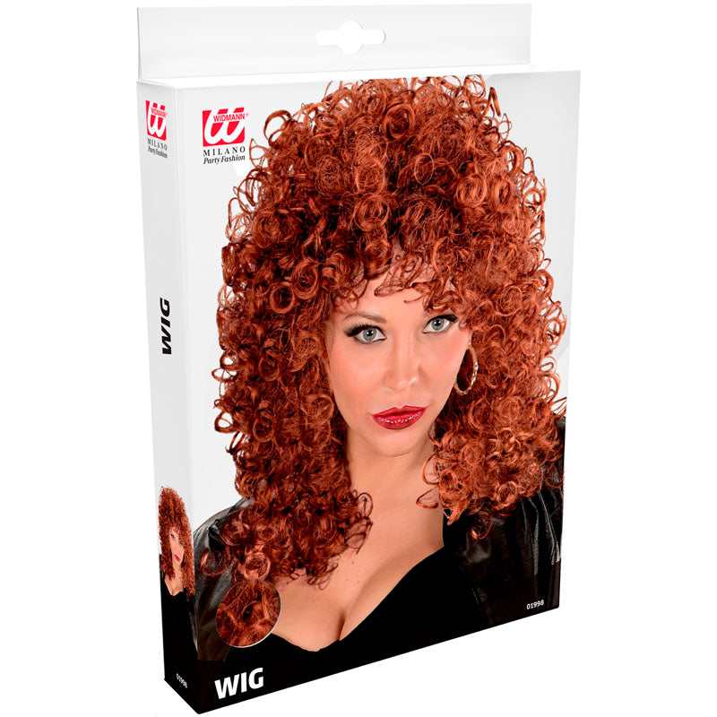Peluca Rizada marrón Eleonore Grease Packaging