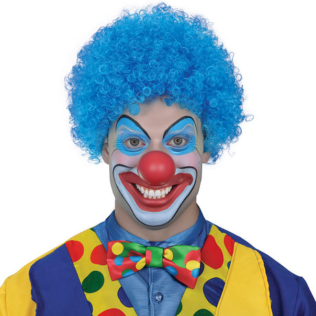 Peluca de Payaso azul
