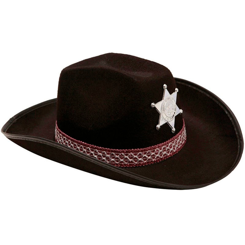 Sombrero de Vaquero Sheriff Adulto