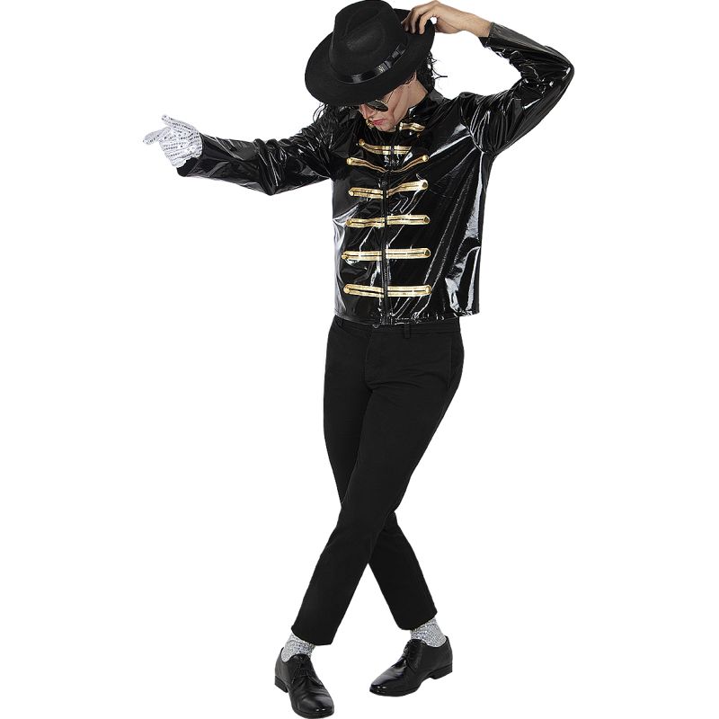 Sombrero y guante de Michael Jackson para adulto Bis 2