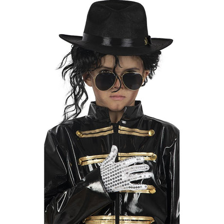 Sombrero y guante de Michael Jackson para niños