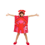 Toalla poncho Buhíta para niña - PJ Masks Detalle Bis
