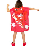 Toalla poncho Buhíta para niña - PJ Masks Espalda