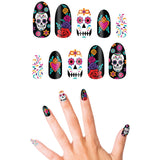 Uñas Catrina Día de los Muertos