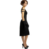Disfraz de Polly Gray con vestido de Peaky Blinders para mujer Perfil