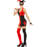 Disfraz de Harley Quinn con vestido para mujer Perfil