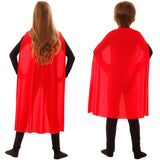 Capa roja superhéroe infantil