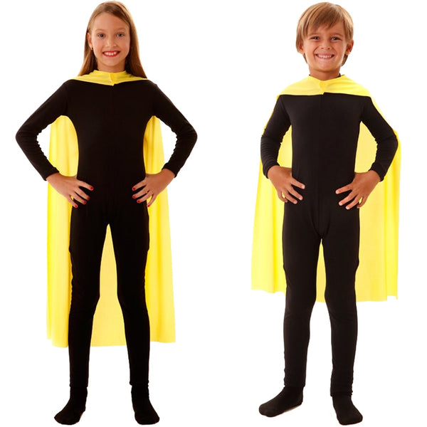 Capa De Superhéroe Infantil De 90x76 Cm – Color Amarillo, Ideal Para Juegos De Rol Y Disfraces, Para Niñas A Partir De 16 Años, Accesorio Versátil Y Llamativo