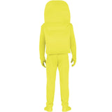 Disfraz de Astronauta Among us amarillo para hombre espalda