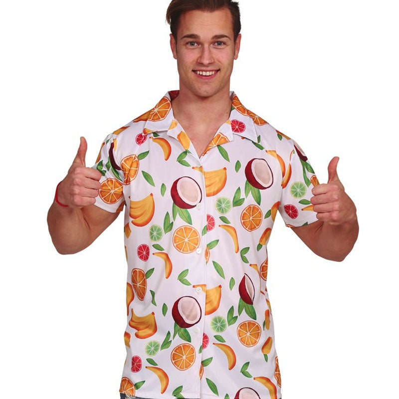 Disfraz Camisa hawaiana de frutas para Hombre |[Envío en 24h Disfraz Camisa hawaiana de frutas para Hombre |[Envío en 24h