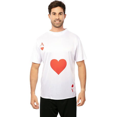 Camiseta de As de Corazones para Adultos Hombre